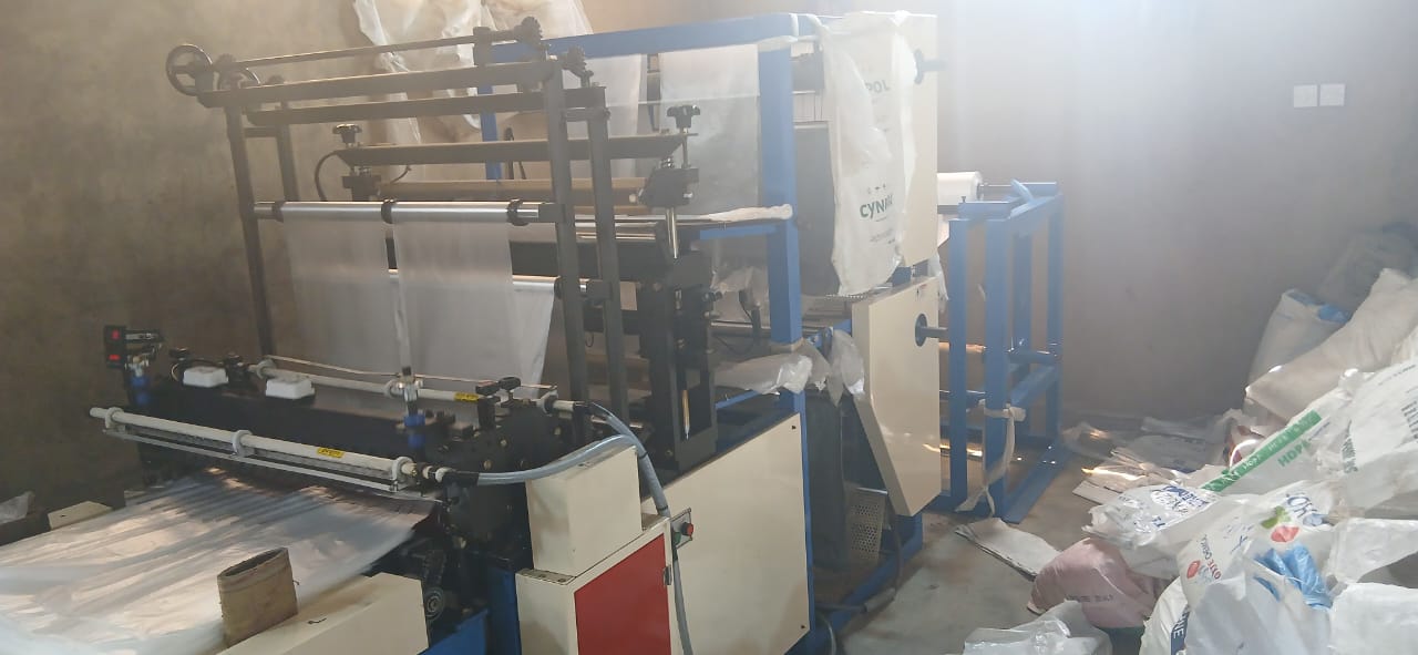 Bag cutting line